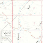 United States Geological Survey Safford, AZ (1960, 62500-Scale) digital map