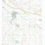 United States Geological Survey Safford, AZ (1985, 24000-Scale) digital map