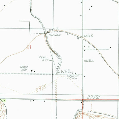 United States Geological Survey Safford, AZ (1985, 24000-Scale) digital map