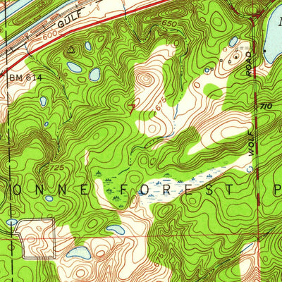 United States Geological Survey Sag Bridge, IL (1953, 24000-Scale) digital map