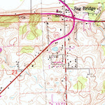 United States Geological Survey Sag Bridge, IL (1963, 24000-Scale) digital map