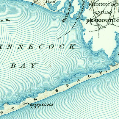 United States Geological Survey Sag Harbor, NY (1903, 62500-Scale) digital map