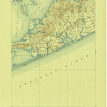 United States Geological Survey Sag Harbor, NY (1904, 62500-Scale) digital map