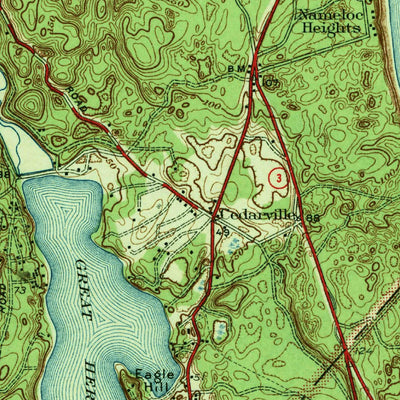 United States Geological Survey Sagamore, MA (1940, 31680-Scale) digital map