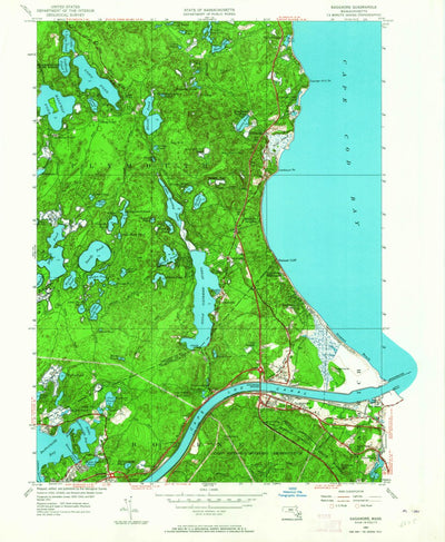 United States Geological Survey Sagamore, MA (1951, 24000-Scale) digital map