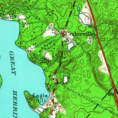 United States Geological Survey Sagamore, MA (1951, 24000-Scale) digital map