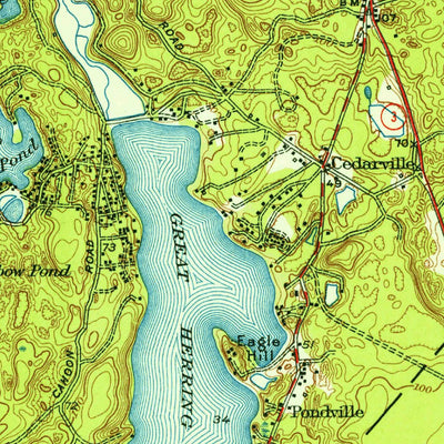 United States Geological Survey Sagamore, MA (1951, 31680-Scale) digital map