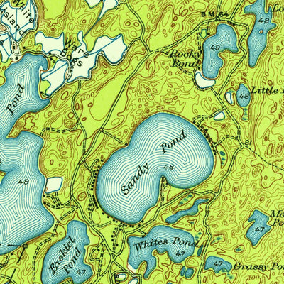 United States Geological Survey Sagamore, MA (1951, 31680-Scale) digital map