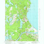 United States Geological Survey Sagamore, MA (1967, 25000-Scale) digital map