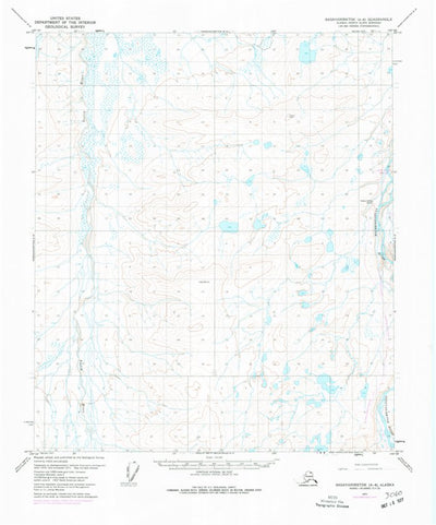 United States Geological Survey Sagavanirktok A-4, AK (1971, 63360-Scale) digital map