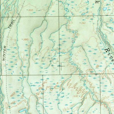 United States Geological Survey Sagavanirktok, AK (1956, 250000-Scale) digital map