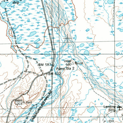 United States Geological Survey Sagavanirktok, AK (1958, 250000-Scale) digital map