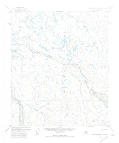 United States Geological Survey Sagavanirktok B-2, AK (1971, 63360-Scale) digital map