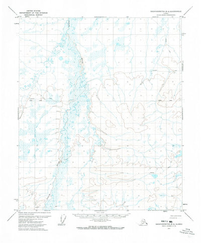 United States Geological Survey Sagavanirktok B-4, AK (1971, 63360-Scale) digital map