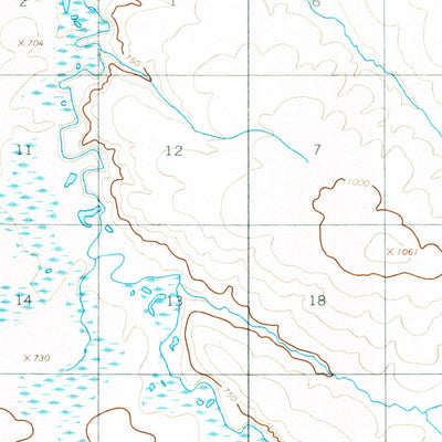 United States Geological Survey Sagavanirktok B-4, AK (1971, 63360-Scale) digital map