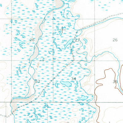 United States Geological Survey Sagavanirktok B-4, AK (1971, 63360-Scale) digital map