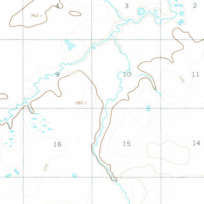 United States Geological Survey Sagavanirktok B-5, AK (1971, 63360-Scale) digital map