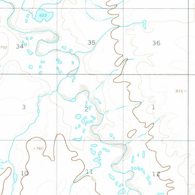 United States Geological Survey Sagavanirktok B-5, AK (1971, 63360-Scale) digital map