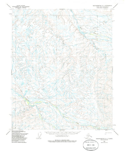 United States Geological Survey Sagavanirktok C-1, AK (1955, 63360-Scale) digital map
