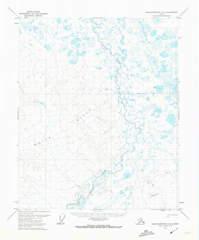 United States Geological Survey Sagavanirktok C-4, AK (1971, 63360-Scale) digital map