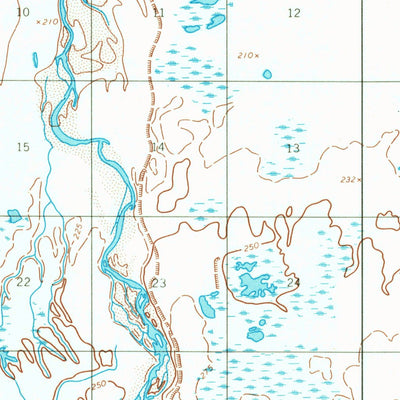 United States Geological Survey Sagavanirktok D-1, AK (1955, 63360-Scale) digital map
