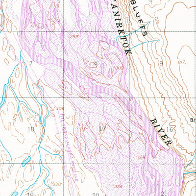 United States Geological Survey Sagavanirktok D-3, AK (1955, 63360-Scale) digital map