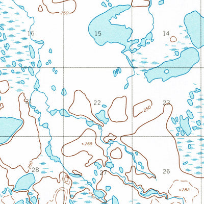 United States Geological Survey Sagavanirktok D-4, AK (1955, 63360-Scale) digital map