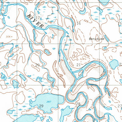 United States Geological Survey Sagavanirktok D-4, AK (1955, 63360-Scale) digital map