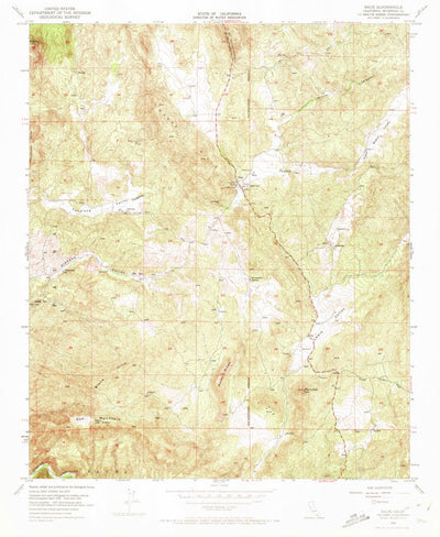 United States Geological Survey Sage, CA (1954, 24000-Scale) digital map