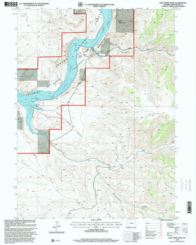 United States Geological Survey Sage Creek Basin, WY (1996, 24000-Scale) digital map
