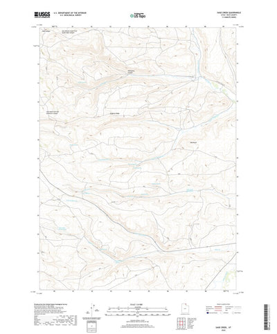 United States Geological Survey Sage Creek, UT (2020, 24000-Scale) digital map