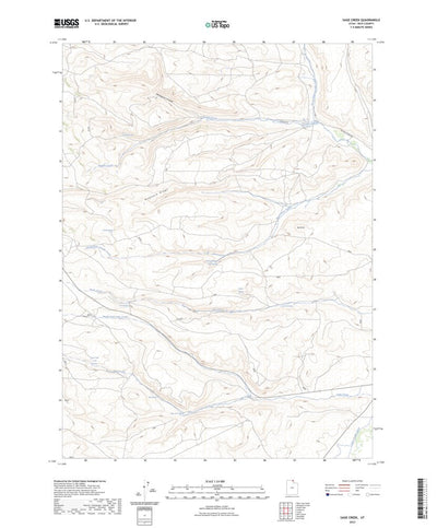 United States Geological Survey Sage Creek, UT (2023, 24000-Scale) digital map