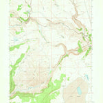 United States Geological Survey Sage Hen Butte, OR (1968, 24000-Scale) digital map