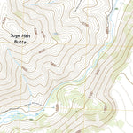 United States Geological Survey Sage Hen Butte, OR (2020, 24000-Scale) digital map