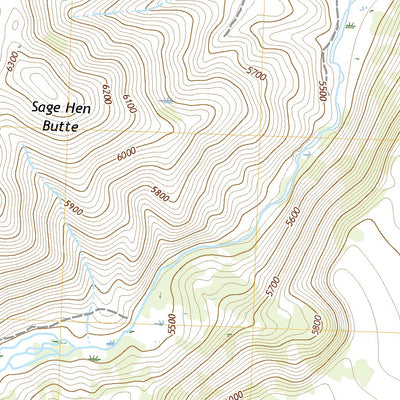 United States Geological Survey Sage Hen Butte, OR (2020, 24000-Scale) digital map