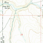 United States Geological Survey Sage Hen Flats, OR (1971, 24000-Scale) digital map
