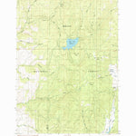 United States Geological Survey Sage Hen Reservoir, ID (1985, 24000-Scale) digital map