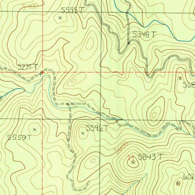 United States Geological Survey Sage Hen Reservoir, ID (1985, 24000-Scale) digital map