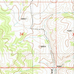United States Geological Survey Sage Valley, ID-WY (1980, 24000-Scale) digital map