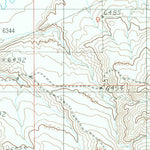 United States Geological Survey Sage, WY (1985, 24000-Scale) digital map