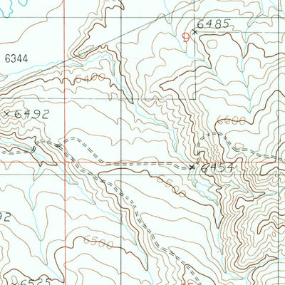 United States Geological Survey Sage, WY (1985, 24000-Scale) digital map