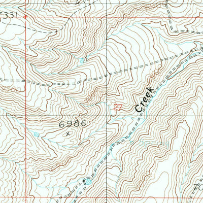 United States Geological Survey Sage, WY (1985, 24000-Scale) digital map