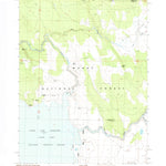 United States Geological Survey Sagebrush Butte, CA-OR (1988, 24000-Scale) digital map