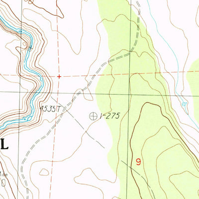 United States Geological Survey Sagebrush Butte, CA-OR (1988, 24000-Scale) digital map