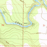 United States Geological Survey Sagebrush Butte, CA-OR (1988, 24000-Scale) digital map