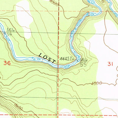 United States Geological Survey Sagebrush Butte, CA-OR (1988, 24000-Scale) digital map