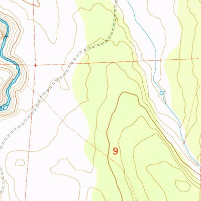 United States Geological Survey Sagebrush Butte, CA-OR (1993, 24000-Scale) digital map