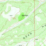 United States Geological Survey Sagebrush Hill, CO (1964, 24000-Scale) digital map