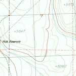 United States Geological Survey Sagebrush Knoll, OR (1984, 24000-Scale) digital map