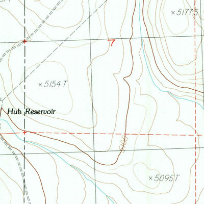 United States Geological Survey Sagebrush Knoll, OR (1984, 24000-Scale) digital map